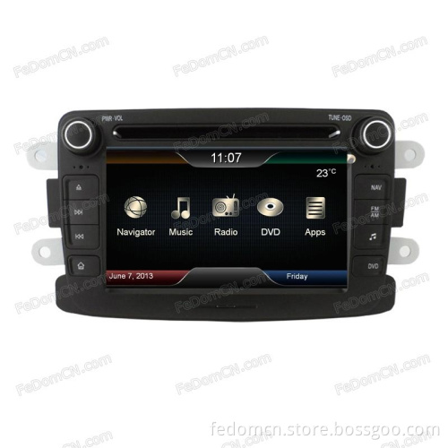 Car DVD Player GPS Navigation with Bluetooth/ Stereo/ Auto/Radio for Renault Duster
